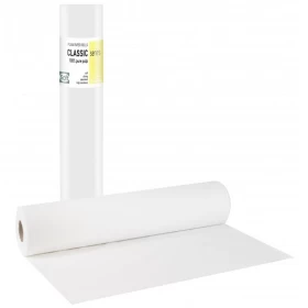 Εξεταστικό ρολό Χάρτινο δίφυλλο Λευκό - 58cm x 50m(12 ρολλά)