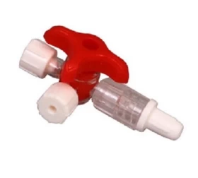 Stop Cock Three Way Gloflex κόκκινα (50τμχ)