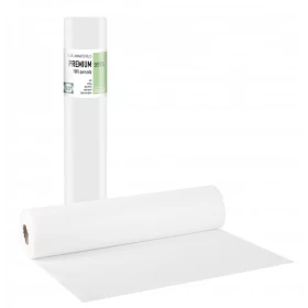 Εξεταστικό Ρολό Πλαστικό + Χαρτί Λευκό - 50cm x 50m(12 ρολλά)