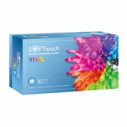Γάντια Νιτριλίου - Γαλάζιο Soft Care Vivid (100τμχ)