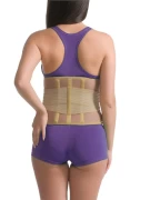 Ζώνη Οσφύος Neoprene με Μπανέλες King Size AC-1066B(one size)